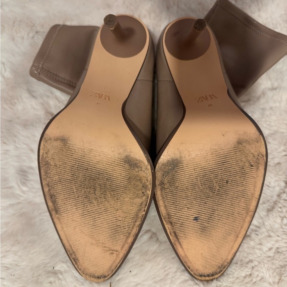 Zara stretch ankle boots size 8 - Picture 4 of 7